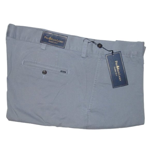 NEW Polo Ralph Lauren Men's Classic Fit 9'' Inch Shorts!  42  Grayish Blue - Picture 1 of 2